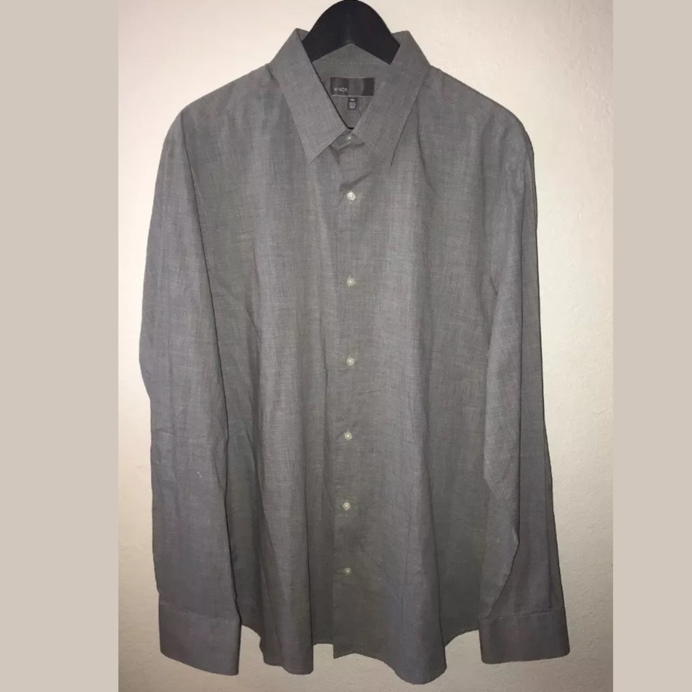 NWT Men’s VINCE Dress shirt XXL